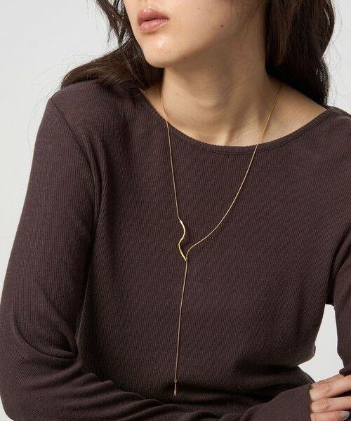 green label relaxing / グリーンレーベル リラクシング ネックレス・ペンダント・チョーカー | ウェーブバー スライド ネックレス | 詳細1