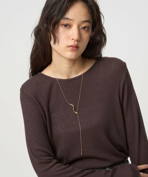 green label relaxing / グリーンレーベル リラクシング ネックレス・ペンダント・チョーカー | ウェーブバー スライド ネックレス | 詳細2