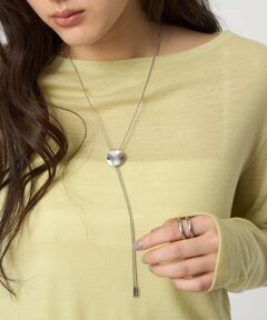 green label relaxing / グリーンレーベル リラクシング ネックレス・ペンダント・チョーカー | サークルプレート Yスライド ネックレス