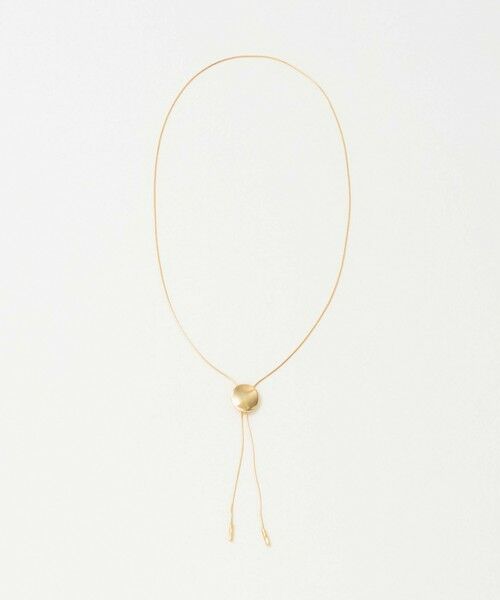 green label relaxing / グリーンレーベル リラクシング ネックレス・ペンダント・チョーカー | サークルプレート Yスライド ネックレス | 詳細7