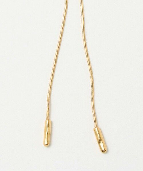 green label relaxing / グリーンレーベル リラクシング ネックレス・ペンダント・チョーカー | サークルプレート Yスライド ネックレス | 詳細5