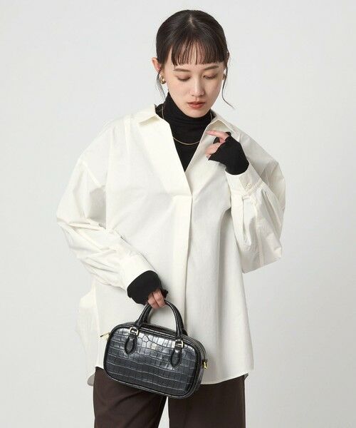 green label relaxing / グリーンレーベル リラクシング シャツ・ブラウス | スキッパー ドルマン シャツ | 詳細1