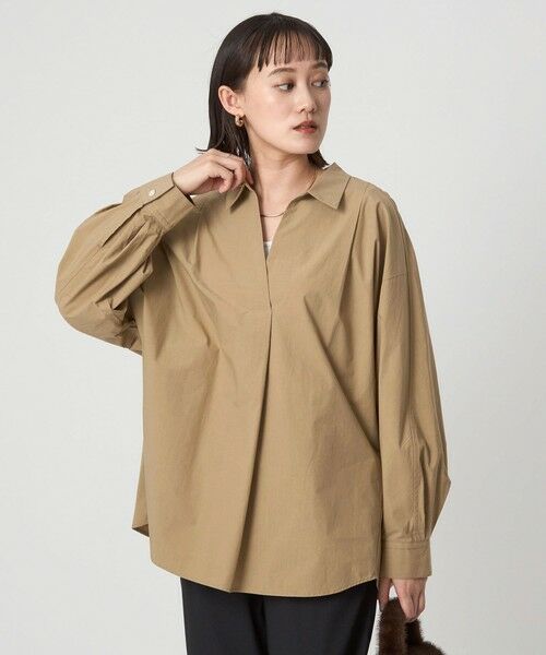 green label relaxing / グリーンレーベル リラクシング シャツ・ブラウス | スキッパー ドルマン シャツ | 詳細18