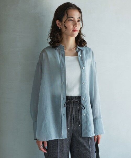 green label relaxing / グリーンレーベル リラクシング シャツ・ブラウス | 【結論シリーズ】ミルフィーユデイリーシャツ | 詳細12