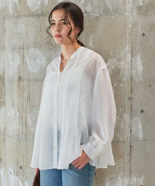 green label relaxing / グリーンレーベル リラクシング シャツ・ブラウス | 【結論シリーズ】ミルフィーユフレアブラウス | 詳細2