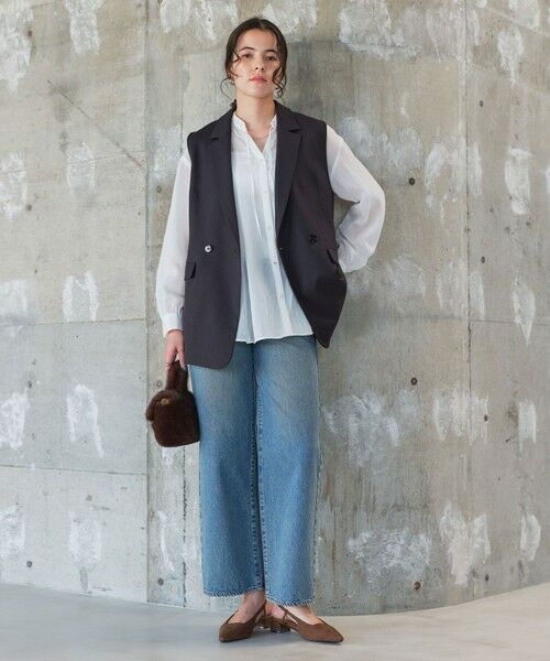 green label relaxing / グリーンレーベル リラクシング シャツ・ブラウス | 【結論シリーズ】ミルフィーユフレアブラウス | 詳細3