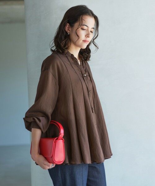 green label relaxing / グリーンレーベル リラクシング シャツ・ブラウス | 【結論シリーズ】ミルフィーユフレアブラウス | 詳細8