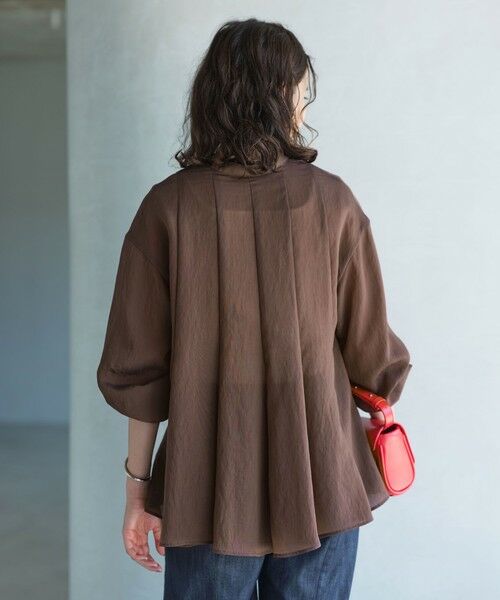 green label relaxing / グリーンレーベル リラクシング シャツ・ブラウス | 【結論シリーズ】ミルフィーユフレアブラウス | 詳細9