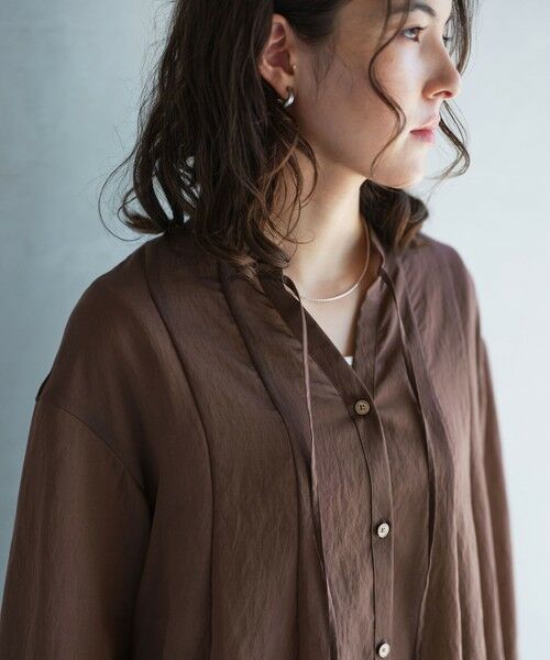 green label relaxing / グリーンレーベル リラクシング シャツ・ブラウス | 【結論シリーズ】ミルフィーユフレアブラウス | 詳細10