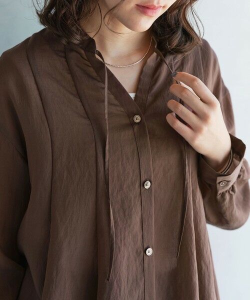 green label relaxing / グリーンレーベル リラクシング シャツ・ブラウス | 【結論シリーズ】ミルフィーユフレアブラウス | 詳細11