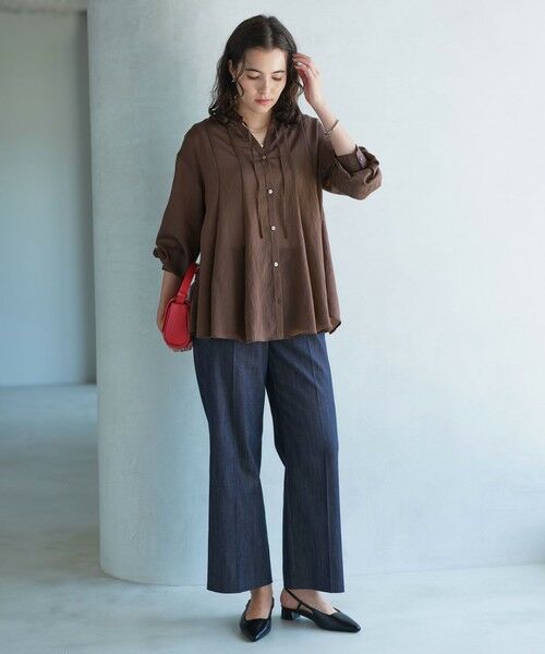 green label relaxing / グリーンレーベル リラクシング シャツ・ブラウス | 【結論シリーズ】ミルフィーユフレアブラウス | 詳細12