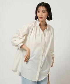 green label relaxing / グリーンレーベル リラクシング シャツ・ブラウス | ［size SHORTあり］フリルネック ブラウス