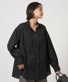 green label relaxing / グリーンレーベル リラクシング シャツ・ブラウス | ［size SHORTあり］フリルネック ブラウス