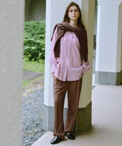 green label relaxing / グリーンレーベル リラクシング シャツ・ブラウス | ［size SHORTあり］フリルネック ブラウス