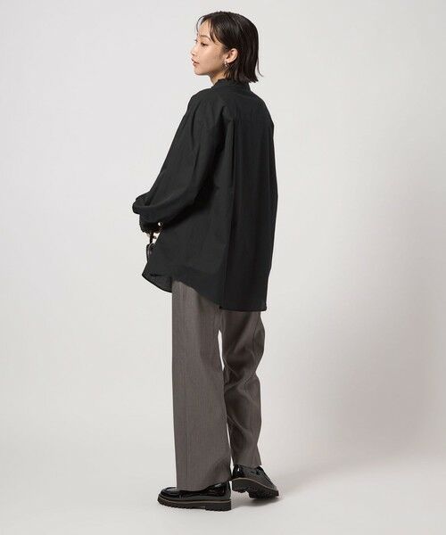 green label relaxing / グリーンレーベル リラクシング シャツ・ブラウス | ［size SHORTあり］フリルネック ブラウス | 詳細7