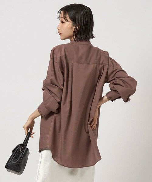 green label relaxing / グリーンレーベル リラクシング シャツ・ブラウス | ［size SHORTあり］フリルネック ブラウス | 詳細20