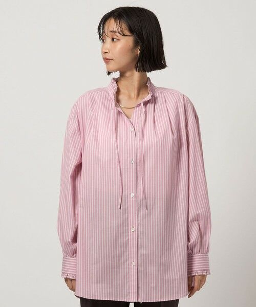 green label relaxing / グリーンレーベル リラクシング シャツ・ブラウス | ［size SHORTあり］フリルネック ブラウス | 詳細26