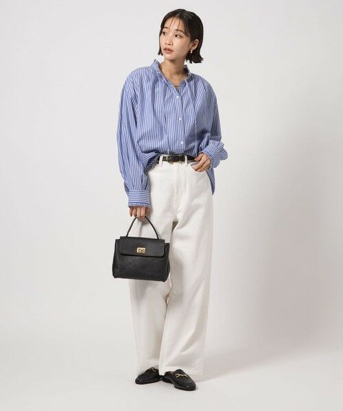 green label relaxing / グリーンレーベル リラクシング シャツ・ブラウス | ［size SHORTあり］フリルネック ブラウス | 詳細28