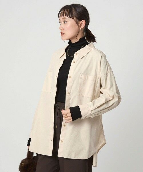 green label relaxing / グリーンレーベル リラクシング シャツ・ブラウス | ライトコール シャツ | 詳細1