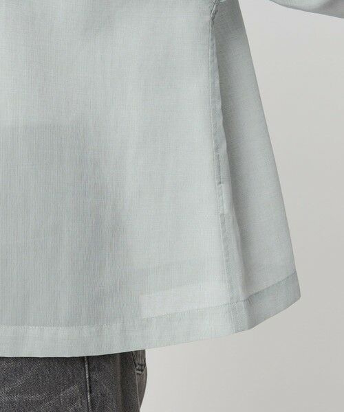 green label relaxing / グリーンレーベル リラクシング シャツ・ブラウス | ソモウライク シアー バンドカラー シャツ | 詳細29