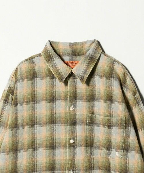 green label relaxing / グリーンレーベル リラクシング シャツ・ブラウス | 【別注】＜UNIVERSAL OVERALL＞ヴィンテージライク チェック シャツ | 詳細7