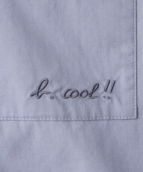 green label relaxing / グリーンレーベル リラクシング シャツ・ブラウス | ＜To b. by agnes b.コラボ＞エンブロイダリー オーバーサイズ シャツ | 詳細14