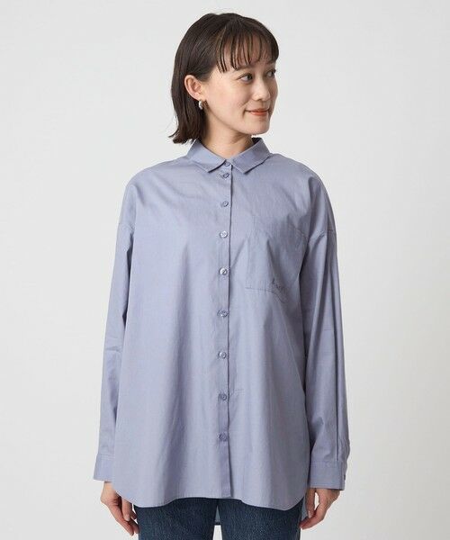 green label relaxing / グリーンレーベル リラクシング シャツ・ブラウス | ＜To b. by agnes b.コラボ＞エンブロイダリー オーバーサイズ シャツ | 詳細6