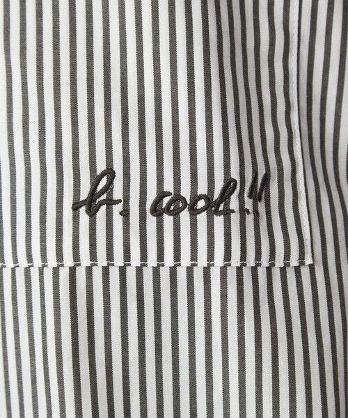 green label relaxing / グリーンレーベル リラクシング シャツ・ブラウス | ＜To b. by agnes b.コラボ＞エンブロイダリー オーバーサイズ シャツ | 詳細21