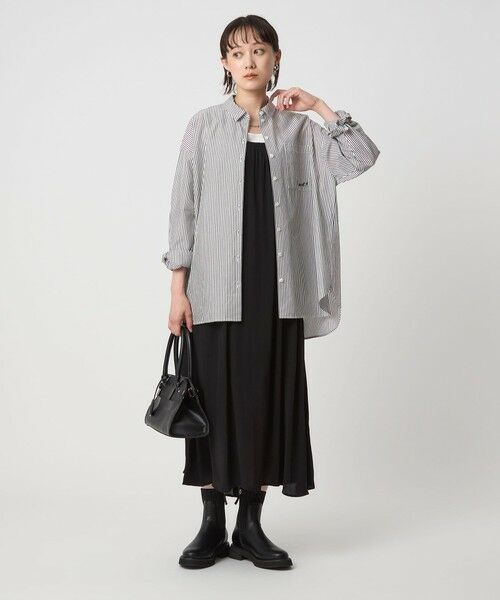 green label relaxing / グリーンレーベル リラクシング シャツ・ブラウス | ＜To b. by agnes b.コラボ＞エンブロイダリー オーバーサイズ シャツ | 詳細20