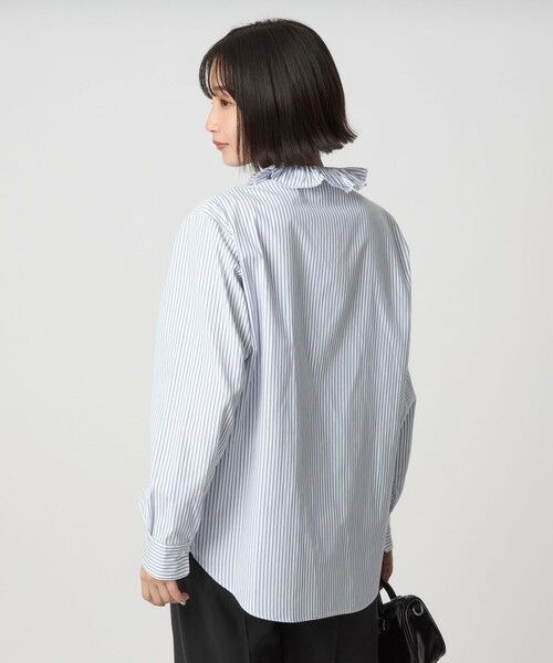 green label relaxing / グリーンレーベル リラクシング シャツ・ブラウス | 【別注】＜dahl'ia＞フリル エンブロイダリー ブラウス | 詳細1