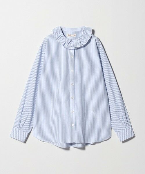 green label relaxing / グリーンレーベル リラクシング シャツ・ブラウス | 【別注】＜dahl'ia＞フリル エンブロイダリー ブラウス | 詳細7