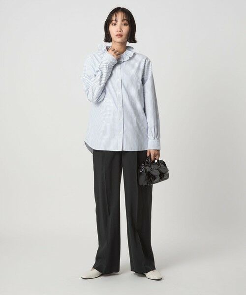 green label relaxing / グリーンレーベル リラクシング シャツ・ブラウス | 【別注】＜dahl'ia＞フリル エンブロイダリー ブラウス | 詳細3