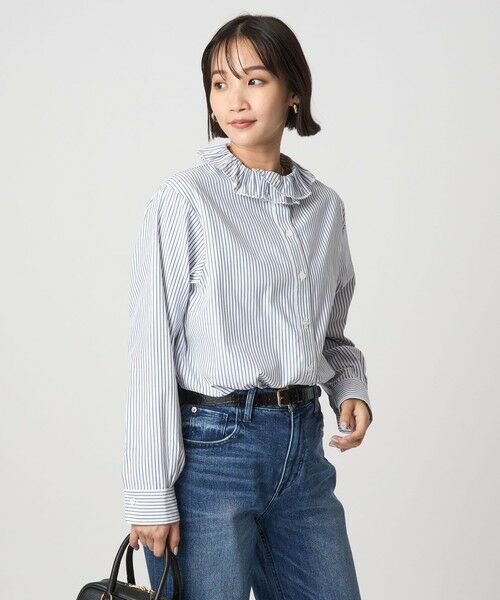 green label relaxing / グリーンレーベル リラクシング シャツ・ブラウス | 【別注】＜dahl'ia＞フリル エンブロイダリー ブラウス | 詳細15