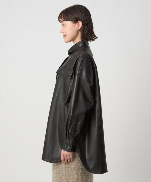 green label relaxing / グリーンレーベル リラクシング シャツ・ブラウス | 【別注】＜HEALTHY DENIM＞Almond シャツ ブラック | 詳細11