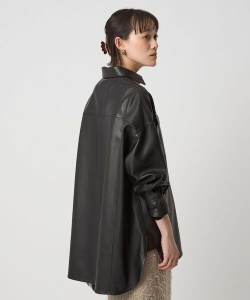 green label relaxing / グリーンレーベル リラクシング シャツ・ブラウス | 【別注】＜HEALTHY DENIM＞Almond シャツ ブラック | 詳細2