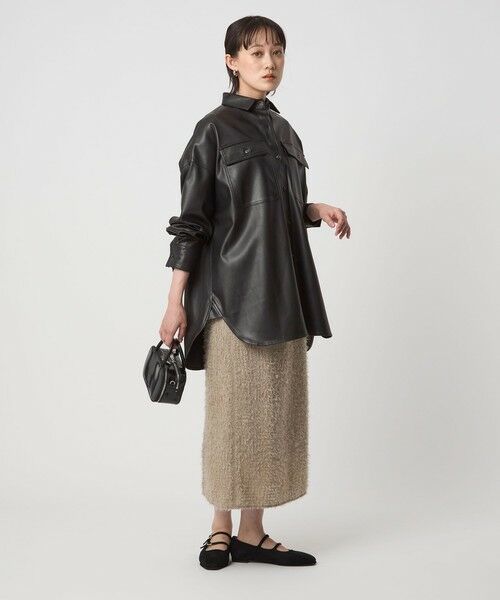 green label relaxing / グリーンレーベル リラクシング シャツ・ブラウス | 【別注】＜HEALTHY DENIM＞Almond シャツ ブラック | 詳細3