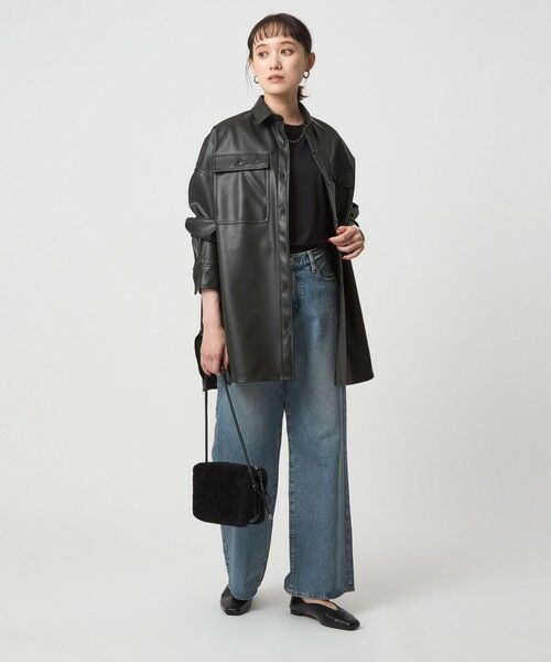 green label relaxing / グリーンレーベル リラクシング シャツ・ブラウス | 【別注】＜HEALTHY DENIM＞Almond シャツ ブラック | 詳細8