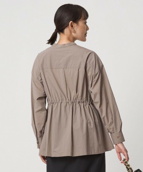 green label relaxing / グリーンレーベル リラクシング シャツ・ブラウス | ウエスト ギャザー ハオリ ロングスリーブ シャツ | 詳細7