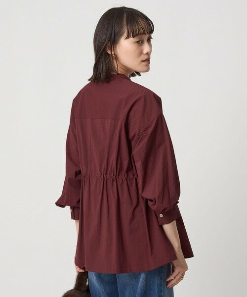 green label relaxing / グリーンレーベル リラクシング シャツ・ブラウス | ウエスト ギャザー ハオリ ロングスリーブ シャツ | 詳細21