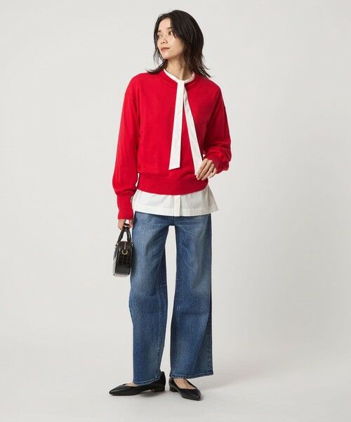 green label relaxing / グリーンレーベル リラクシング シャツ・ブラウス | ブロード ボウタイ ブラウス | 詳細10