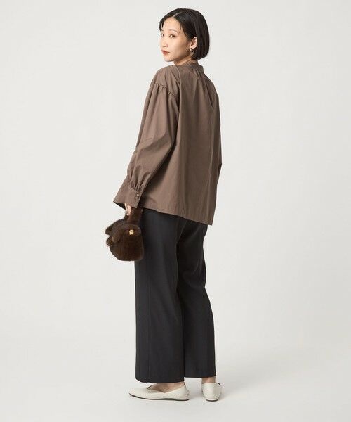 green label relaxing / グリーンレーベル リラクシング シャツ・ブラウス | ブロード ボウタイ ブラウス | 詳細18