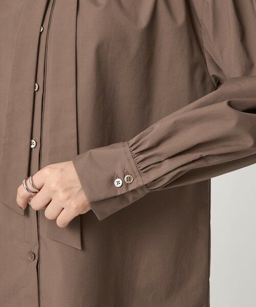 green label relaxing / グリーンレーベル リラクシング シャツ・ブラウス | ブロード ボウタイ ブラウス | 詳細24