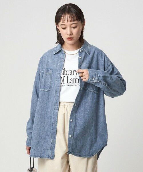 green label relaxing / グリーンレーベル リラクシング シャツ・ブラウス | デニム スタンダード シャツ | 詳細8