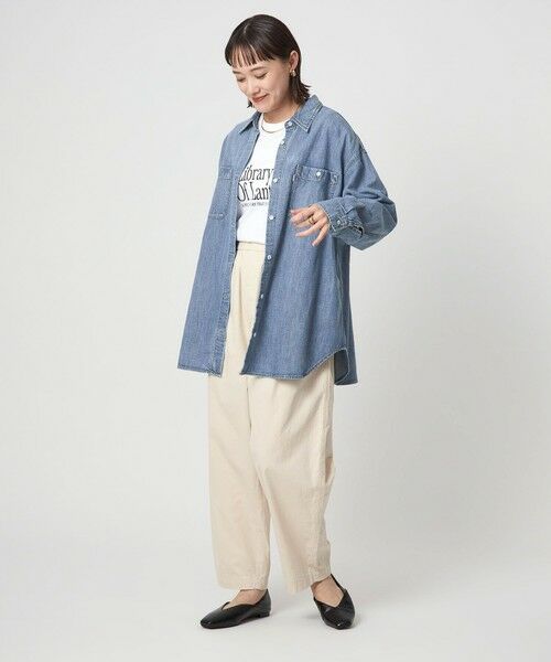 green label relaxing / グリーンレーベル リラクシング シャツ・ブラウス | デニム スタンダード シャツ | 詳細12