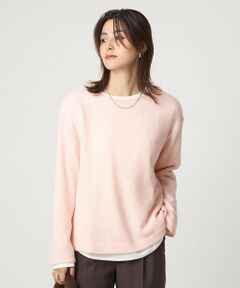 green label relaxing / グリーンレーベル リラクシング カットソー | ニットライク ルージー プルオーバー