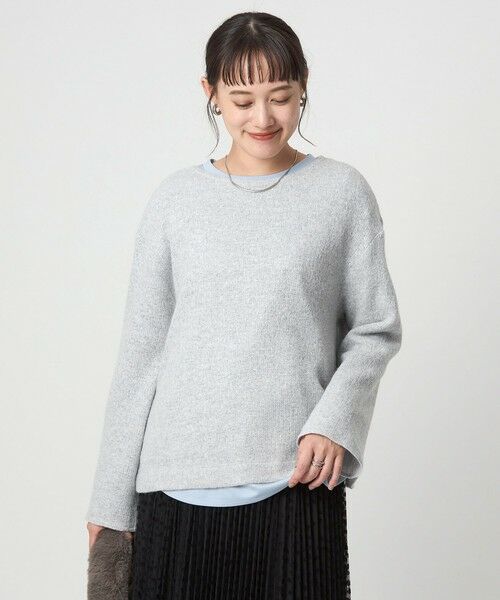 green label relaxing / グリーンレーベル リラクシング カットソー | ニットライク ルージー プルオーバー | 詳細1