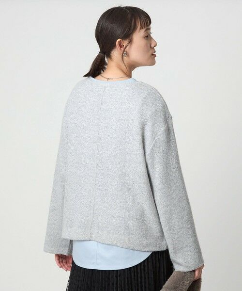 green label relaxing / グリーンレーベル リラクシング カットソー | ニットライク ルージー プルオーバー | 詳細2