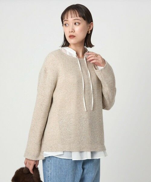 green label relaxing / グリーンレーベル リラクシング カットソー | ニットライク ルージー プルオーバー | 詳細12