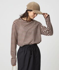 green label relaxing / グリーンレーベル リラクシング カットソー | シアー ロングスリーブ Tシャツ