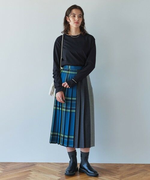 green label relaxing / グリーンレーベル リラクシング カットソー | シアー ロングスリーブ Tシャツ | 詳細9